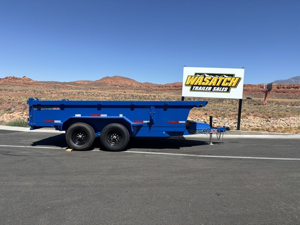 2026 RawMaxx PKX 7X14 14K Dump Trailer 24'' High S
