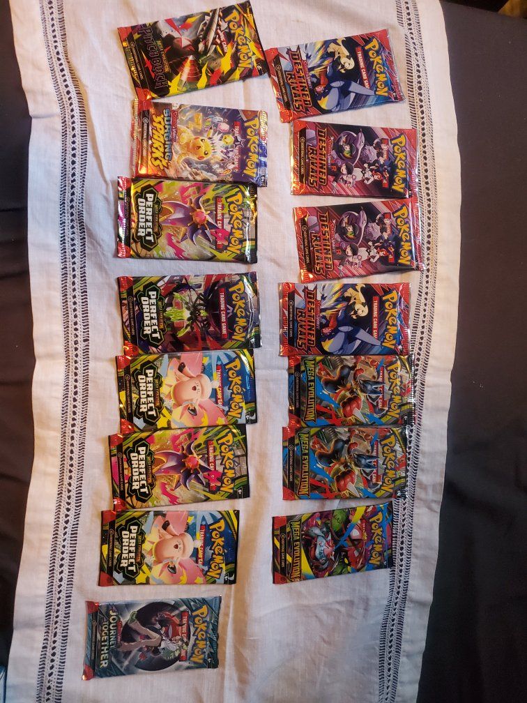 2 Pokemon Bundles 15 Packs - Assorted Pokémon TCG Booster Packs and Sealed Booster Bundles Lot