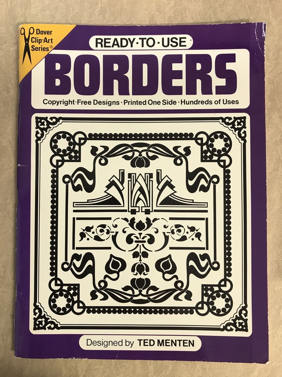 Ready To Use Borders Dover Clip-Art Series Designed by Ted Menten