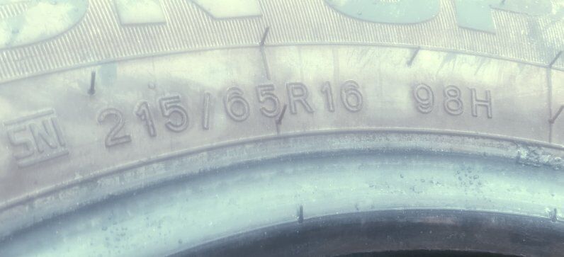 set of tires 215/65/R16