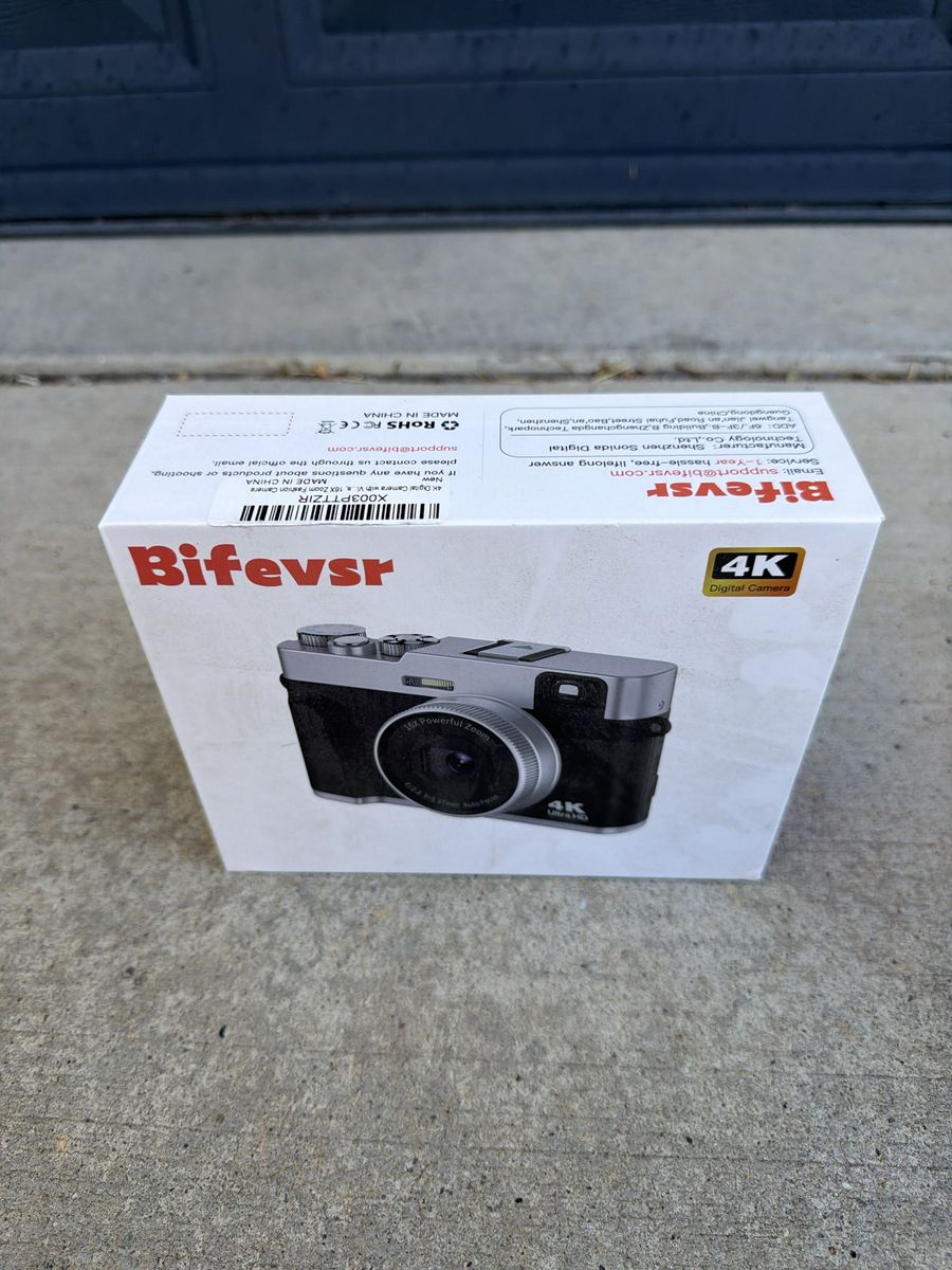 Bifevsr 4K Digital Camera with 16X Zoom - New in Box