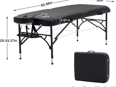 Massage table; used once practically new