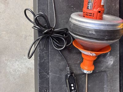 General Pipe Cleaners Super-Vee 25’ drain snake Handheld Drain Cleaner Snake Tool