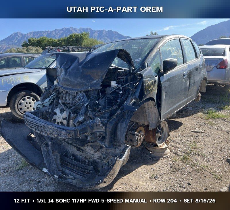 Just In! 2012 Honda FIT Parts - UTPAP Orem