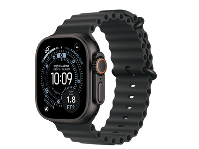 Apple Watch Ultra 3 GPS + Cellular 49mm Black Titanium Case with Black Ocean Band