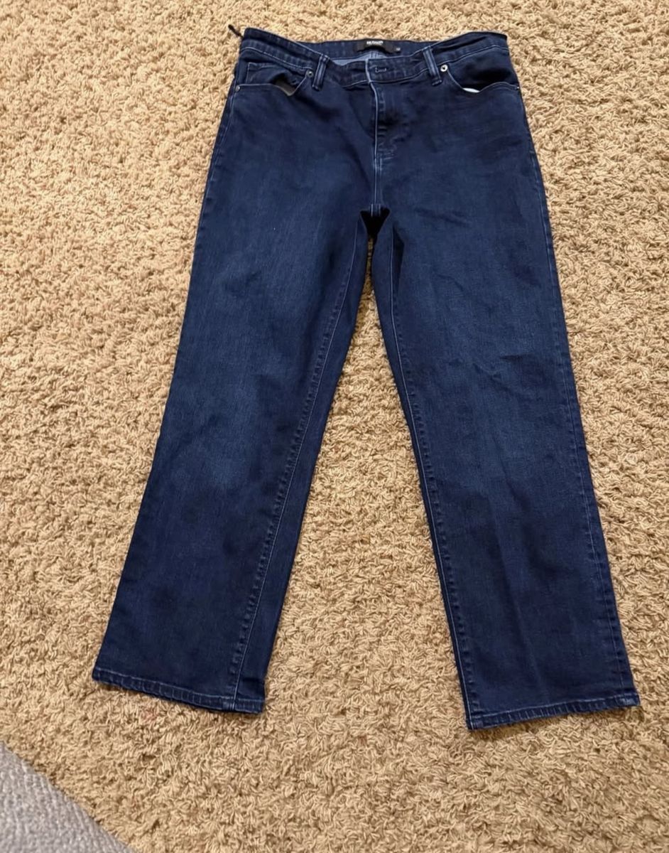 Hudson Los Angeles Women's Dark Wash Straight Leg Jeans Size 12