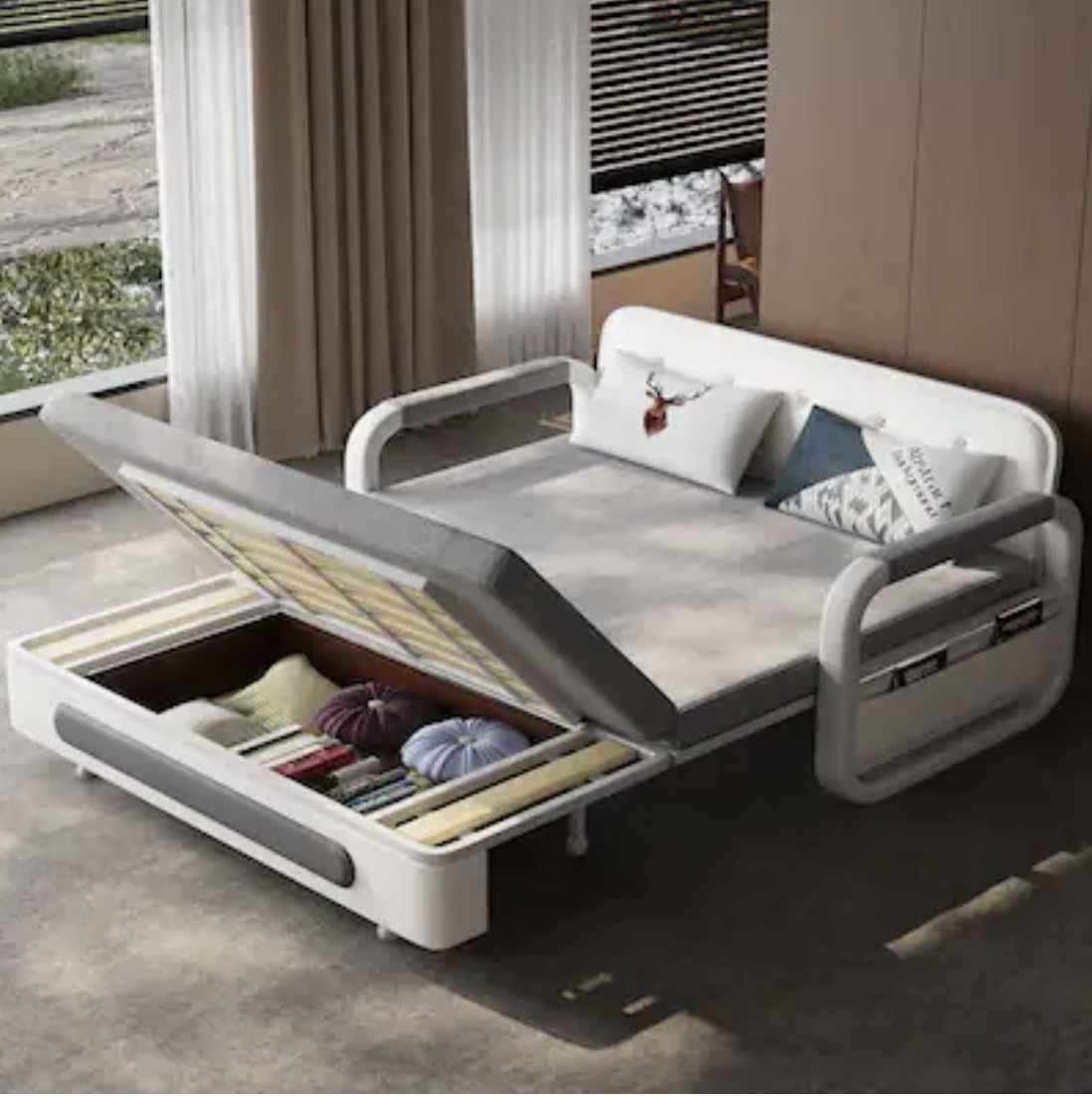Brand new sofa bed with storage