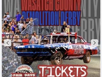 Demolition Derby tickets available for tonight Heber City