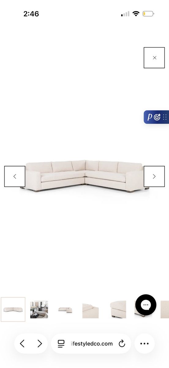Sectional sofa, couch, sofa