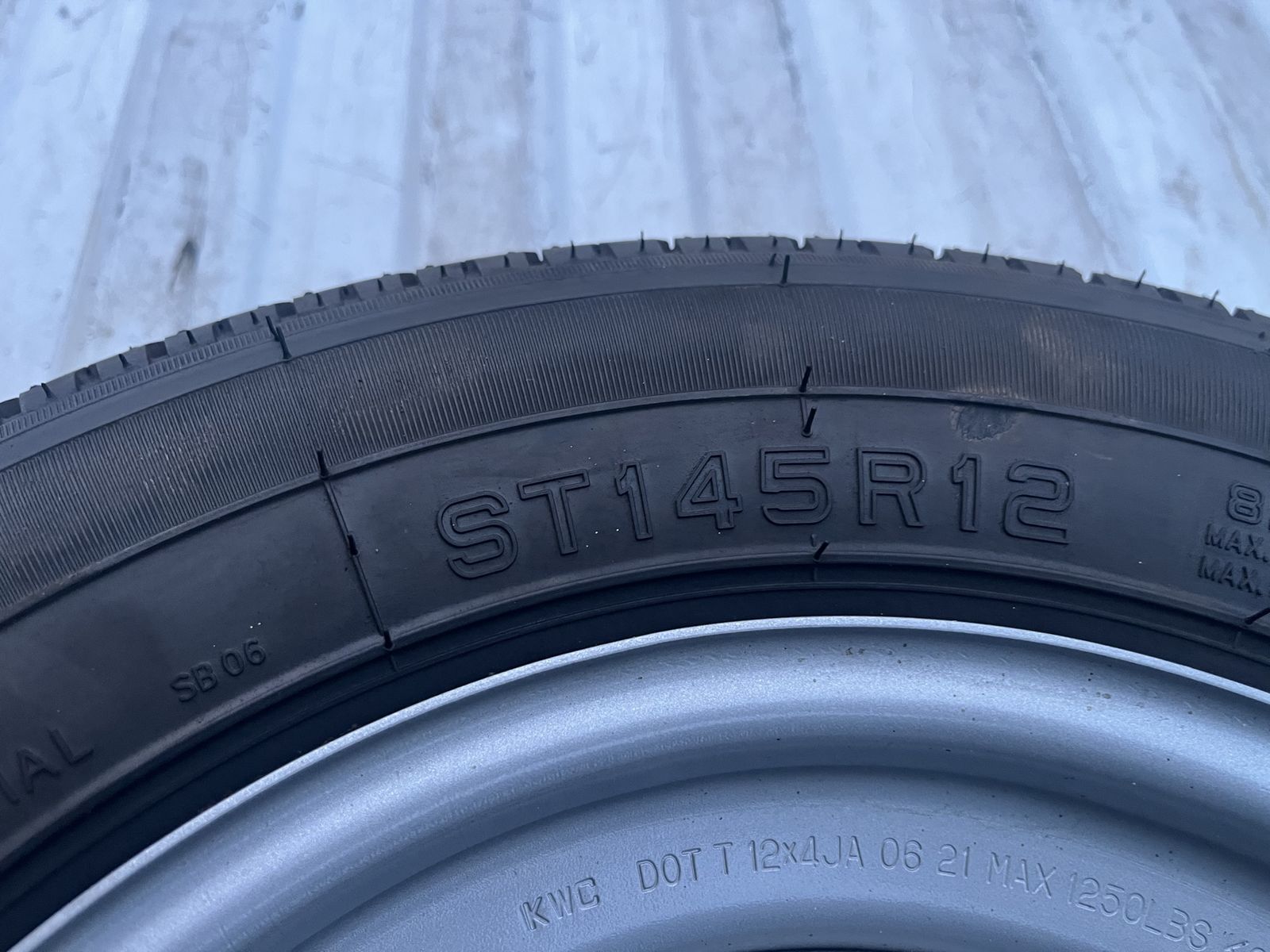 12” trailer tires with rims