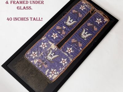 Antique Native American Beaded Costume Estate Sale