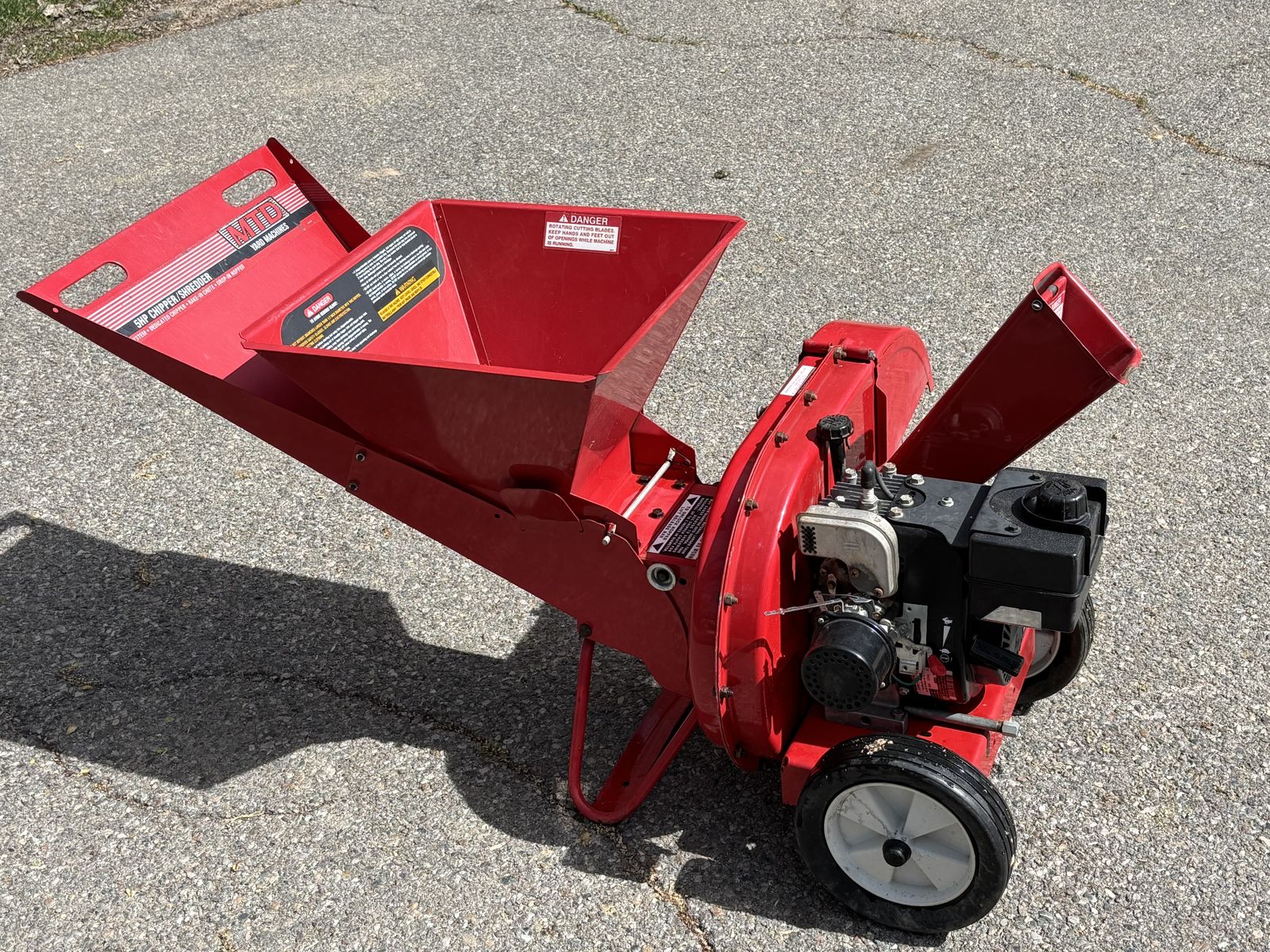 MTD wood chipper