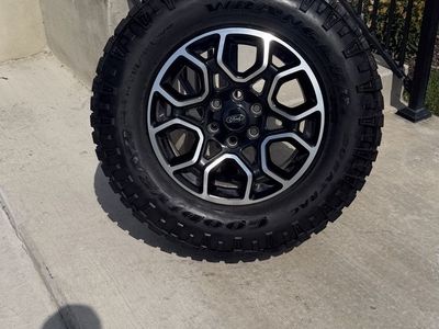 Ford F150 Rims and Tires 275/70R18 Goodyear Wrangler Duratrac Load E