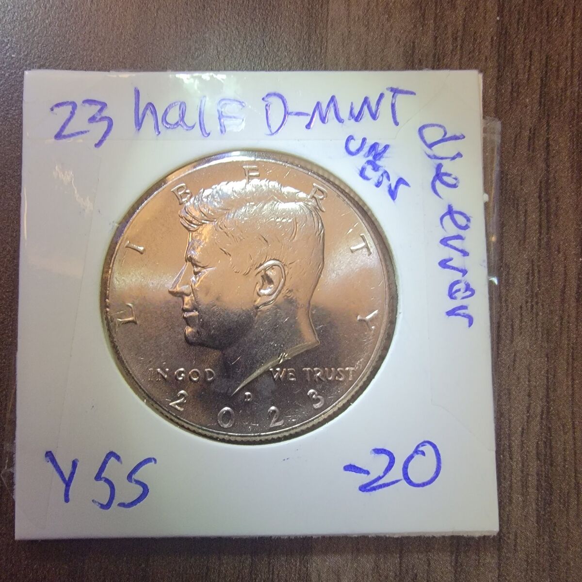 2023 half dollar die error.