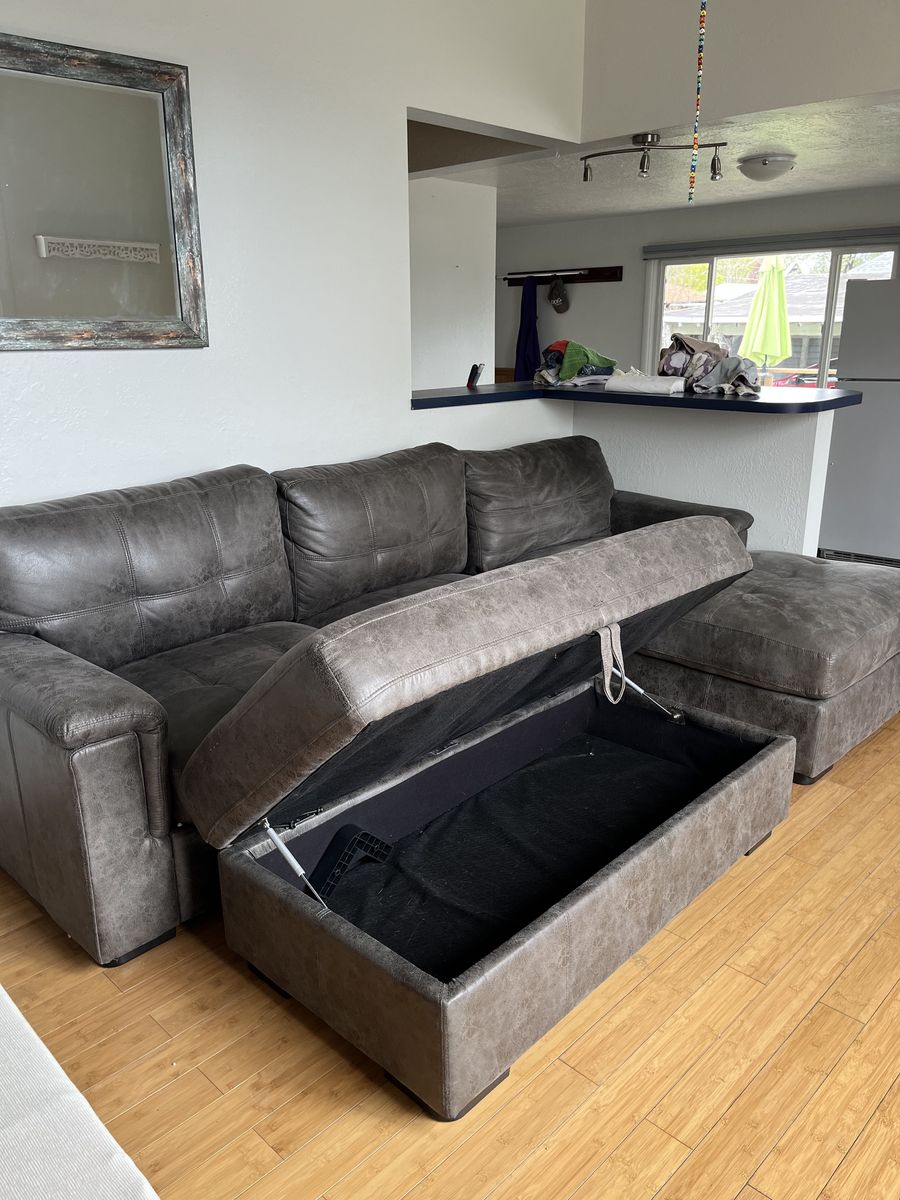 Kike new couch and ottoman