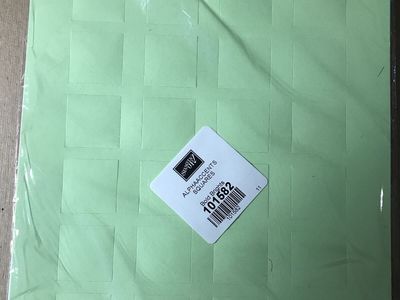 Stampin Up Alpha Accents Squares Bold Brights 101582 or Whites 570200 14 Sheets Each