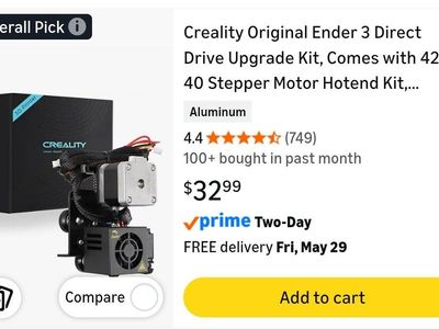 Make Offer!! **New** Creality Original Ender 3 Direct Drive Upgrade Kit with 42-40 Stepper Motor & Hotend - Aluminum Unused!