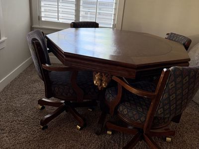 Card table and bumper pool
