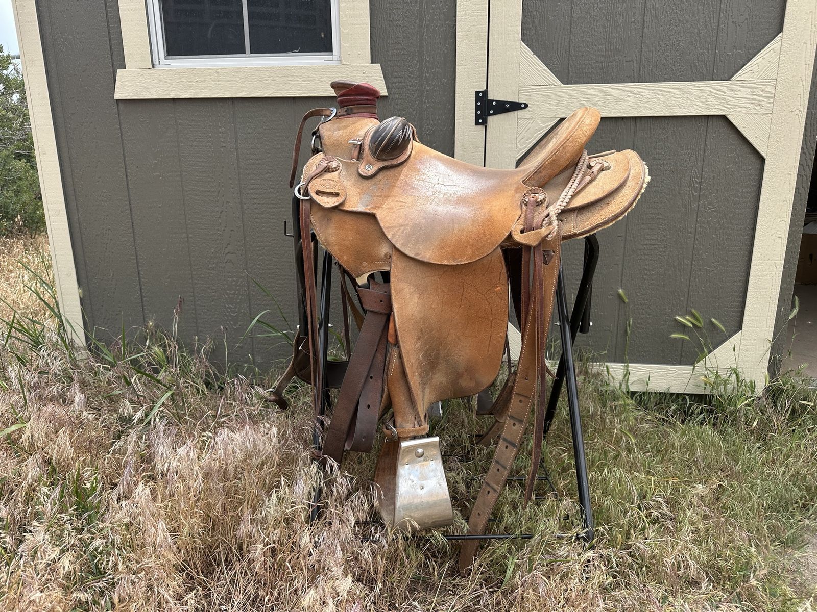 Handmade Wade H Bar Saddlery 15-3/4” Saddle 