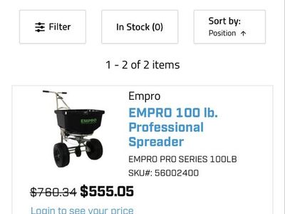Empro 100 lb. Professional Spreader