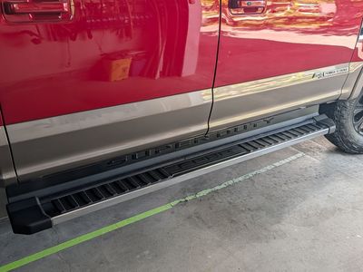 OEM Ford F-350 running boards for Club Cab