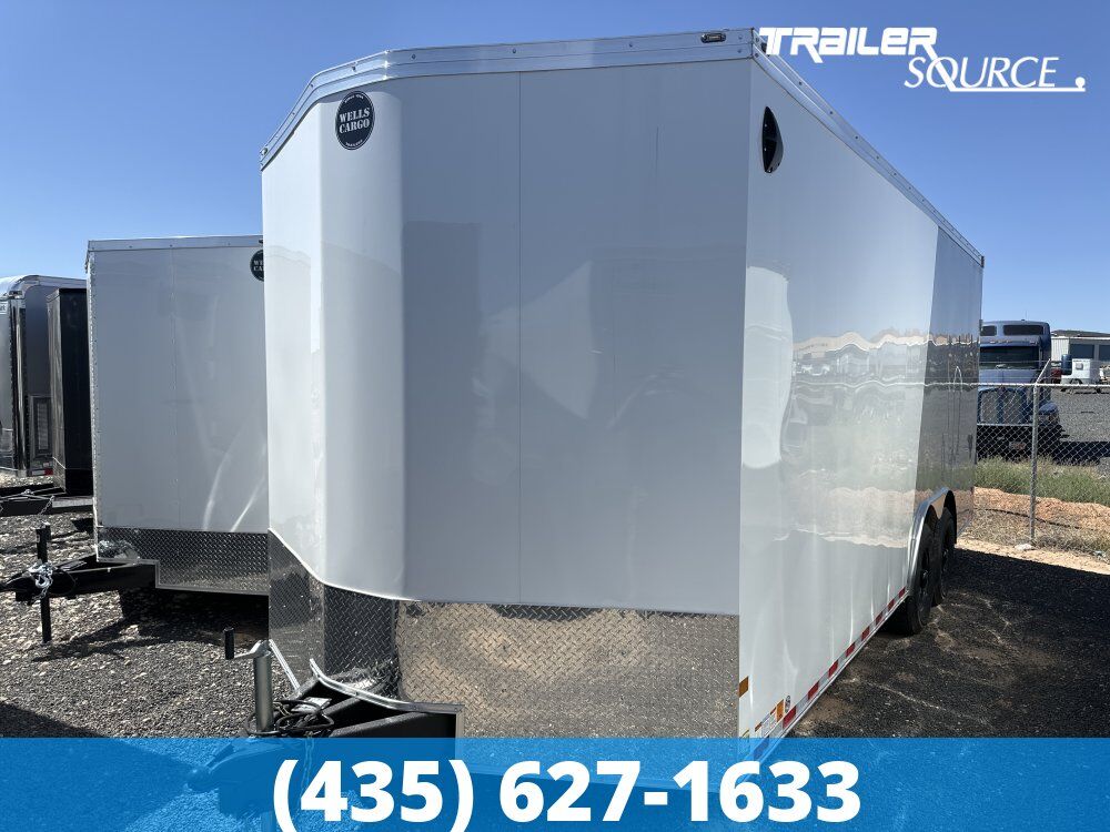 8.5x20 Wells Cargo Road Force Enclosed Cargo Trailer - 7'6" Interior - 12K GVWR 2 Tone Color