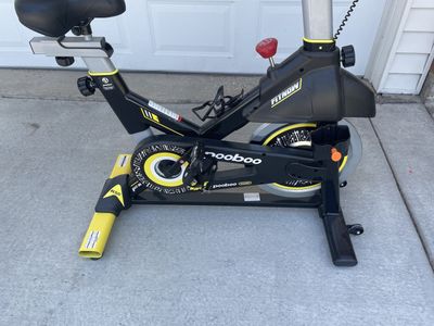 booboo exercise bike in like new condition, only used once. model 525