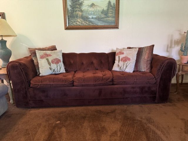 Retro Couch / Pull Out Bed