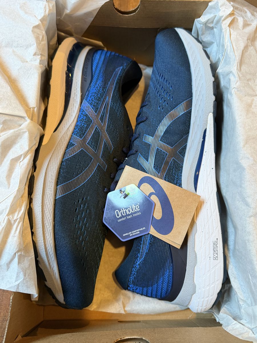 MENS SIZE 14 ASICS GEL-KAYANO 28 FRENCH BLUE / ELECTRIC BLUE  NEW IN BOX