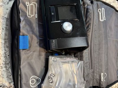 ResMed AirSense 10 with supplies