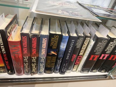 Stephen King 1st Editions, signed books, banned book, and early editions