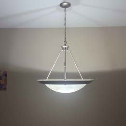 Large Stair Landing Chandelier