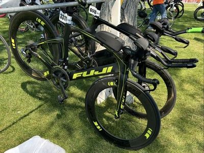 Fuji Norcom Straight Triathalon Bike - Time Trial, Aero Frame, Carbon Fiber, Training/Racing