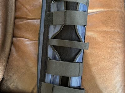MINT Knee Immobilizer Leg Brace Support Blue and Black Used Good