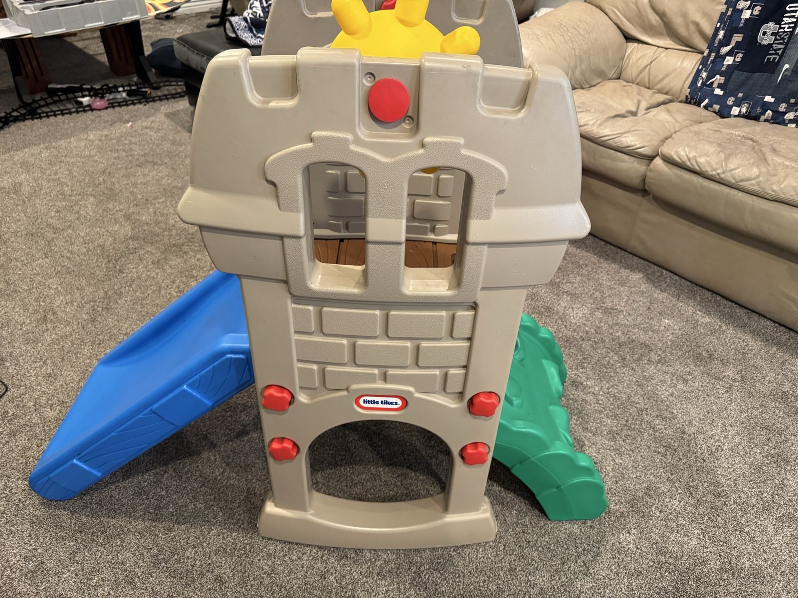 Little Tikes Castle Climber with Slide and Climbing Wall