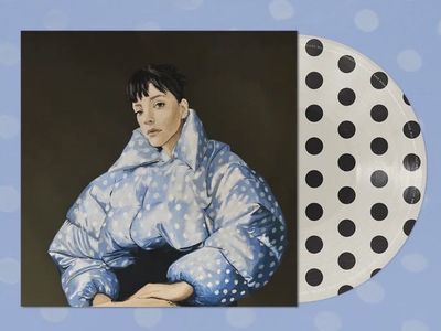 Lily Allen-West End Girl Cream & Black Polka Dot Vinyl Record-Picture Disc LP-LIMITED-SEALED