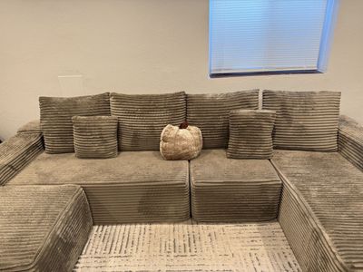 Gray Boneless sectional