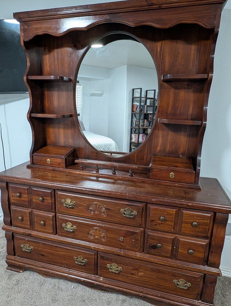 Vintage Dresser with Mirror