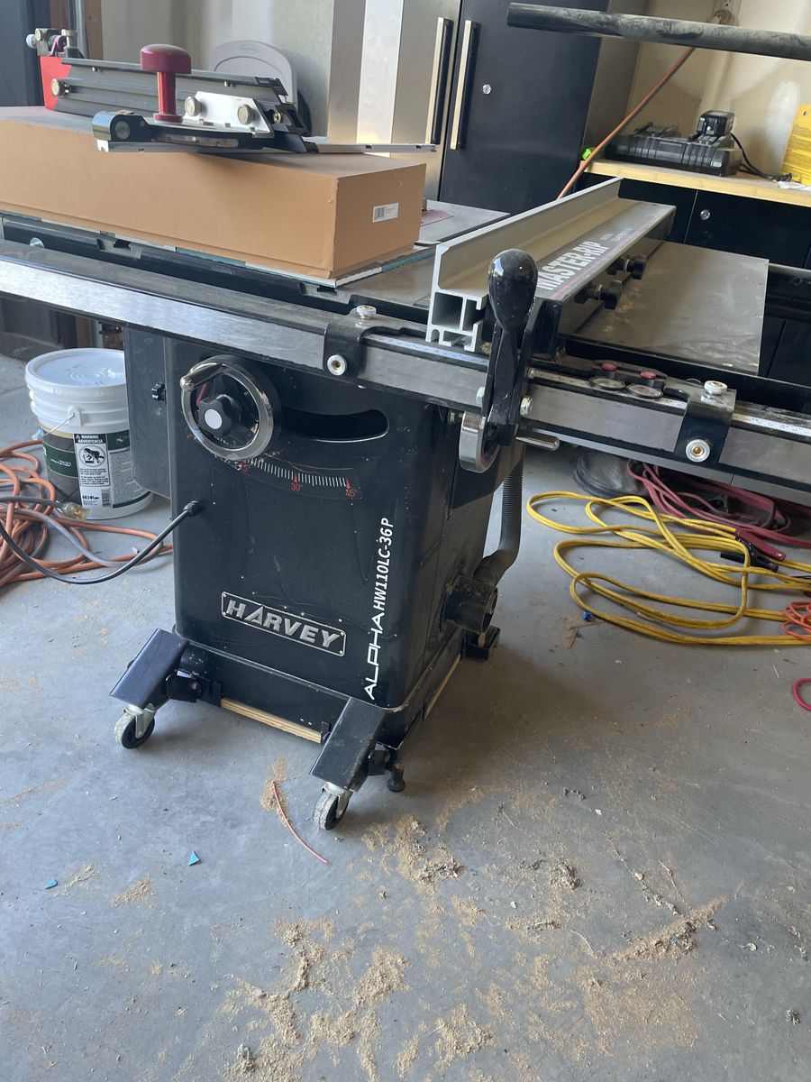 Harvey Table Saw Alpha HW110lc-36p
