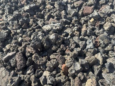 LAVA ROCK 1.5" Black Nugget's In Stock