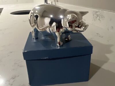 Classic Silver Plated Piggy Bank