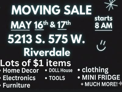 Moving Sale