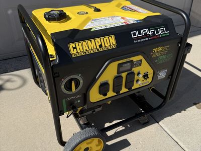 Champion 6250-Watt Dual Fuel Portable Generator