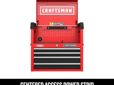 Craftsman 2000 Series 4 Drawer Steel Tool Chest (Red)