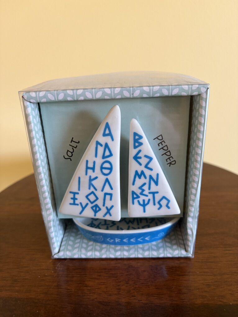 Salt and Pepper shakers - from Greece