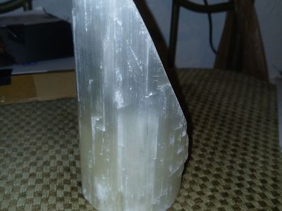 Selenite crystal tower