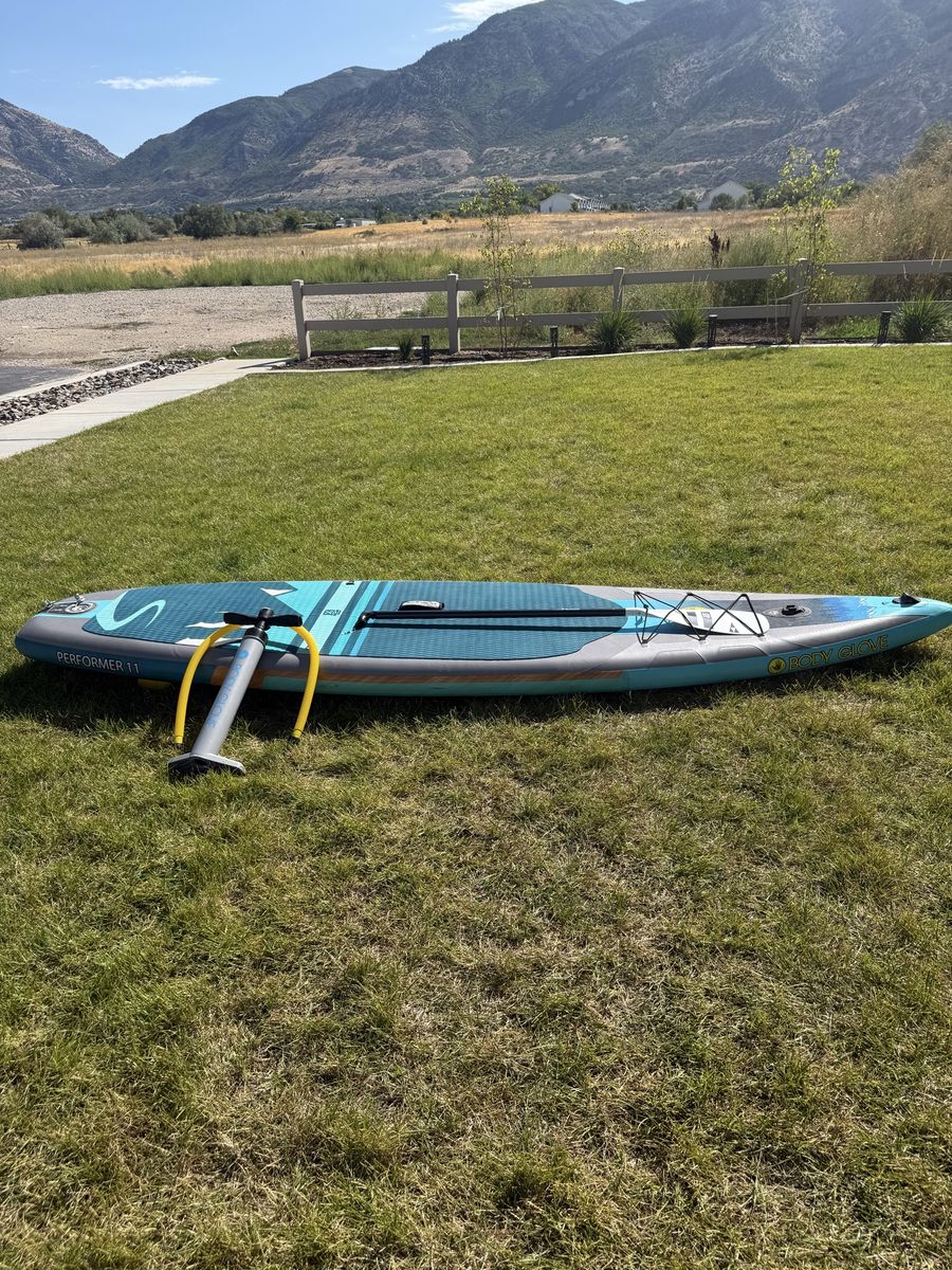 Body Glove Performer 11 Inflatable Paddle Board with Pump, Paddle, and Bag