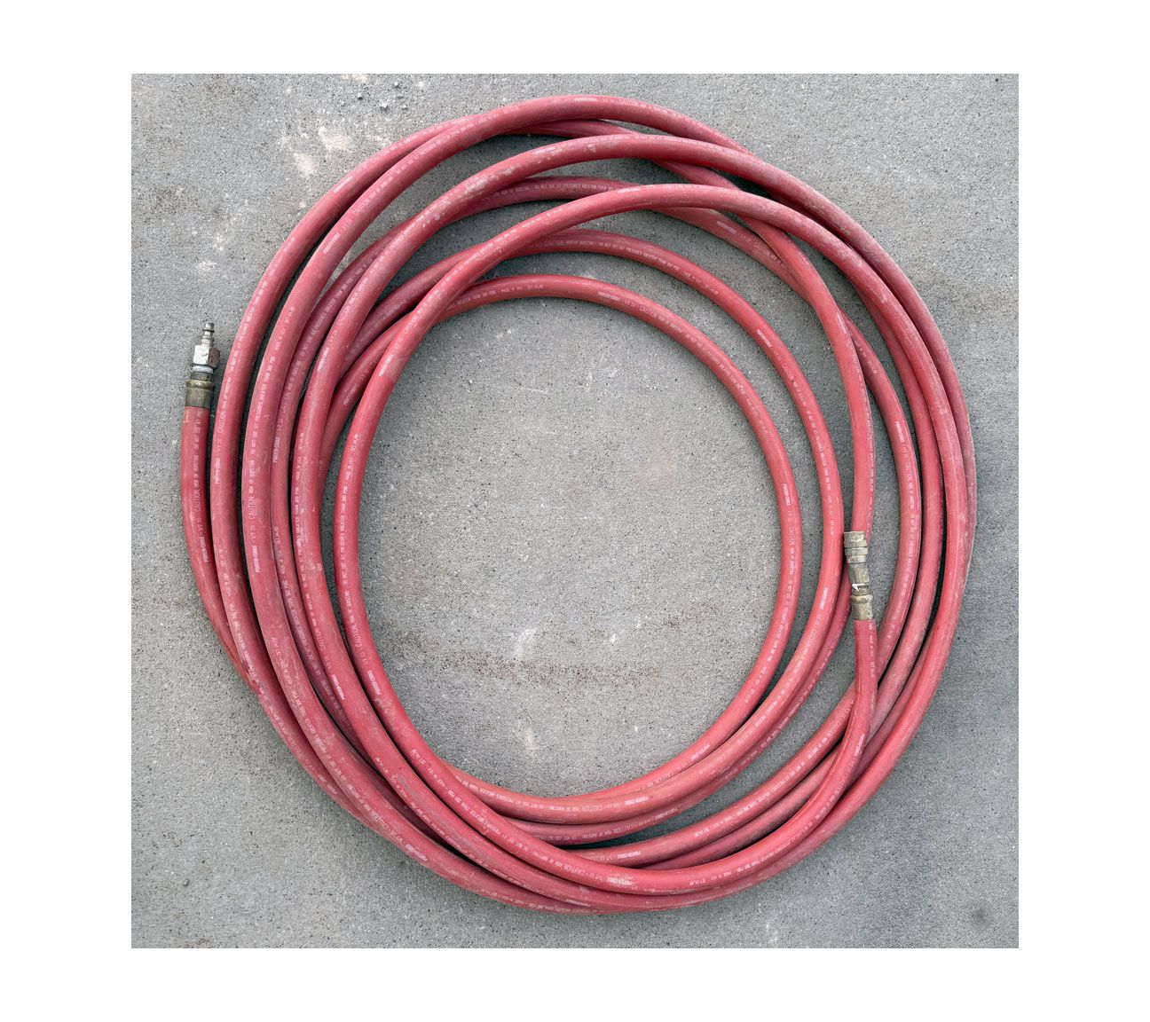 50 foot air hose 300PSI in good condition with connecters