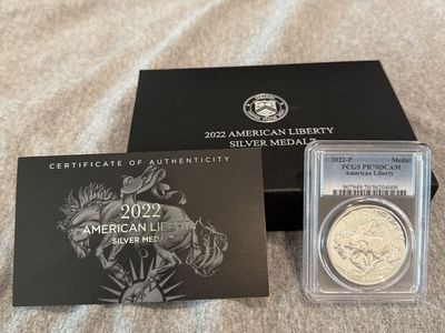 2022-P American Liberty Silver Medal - PCGS PR70 DCAM