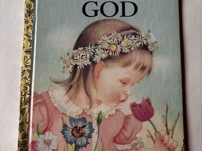 My Little Golden Book About God - Vintage Children's Religious Book